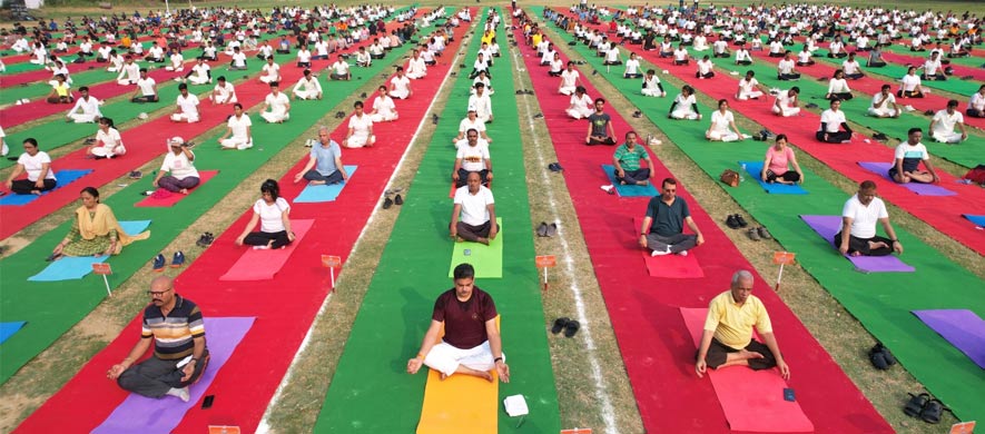 University celebrates International Yoga Day 2024