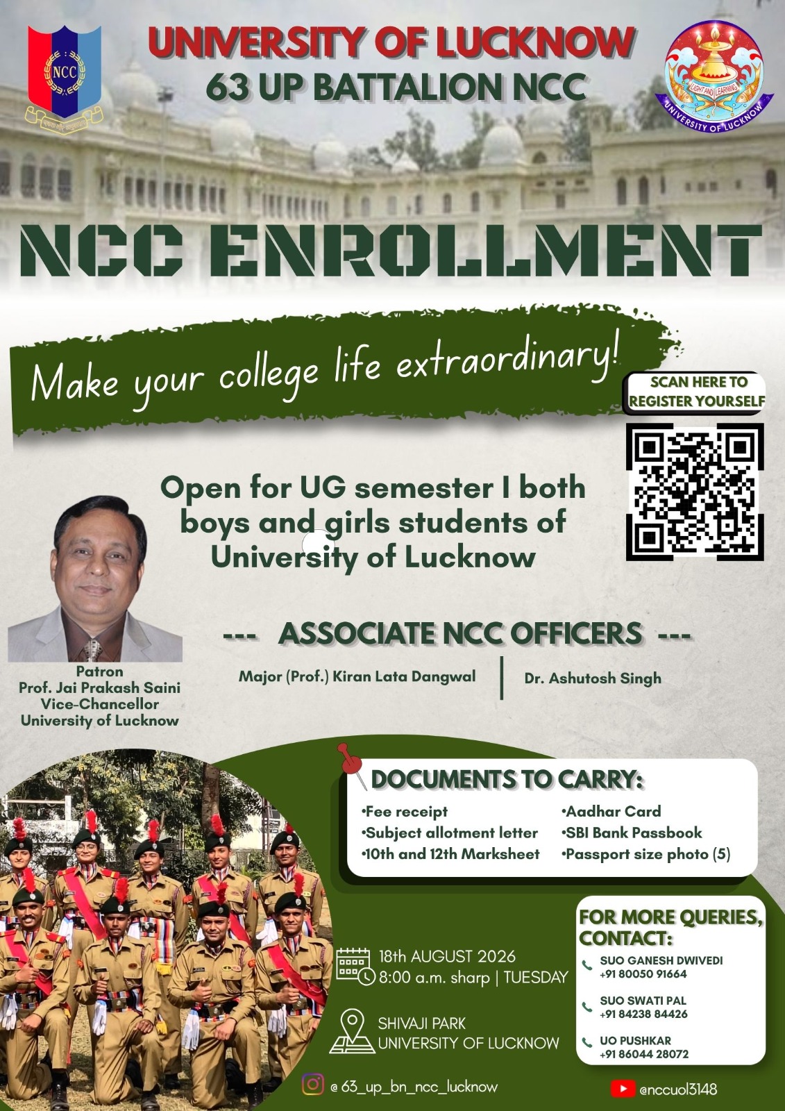 63 UP BN NCC Enrollment