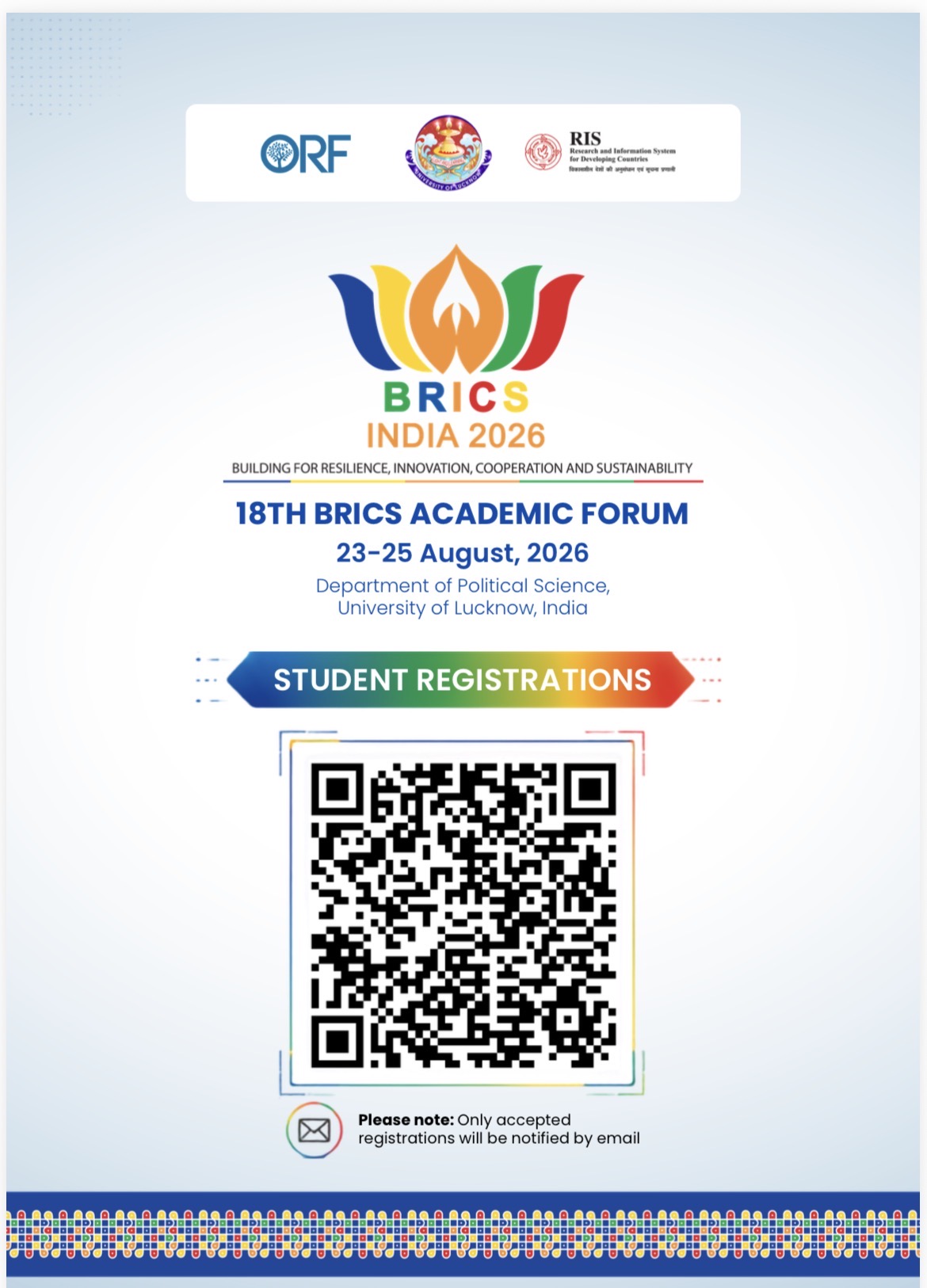 18th BRICS ACADEMIC FORUM 23-25 August, 2026