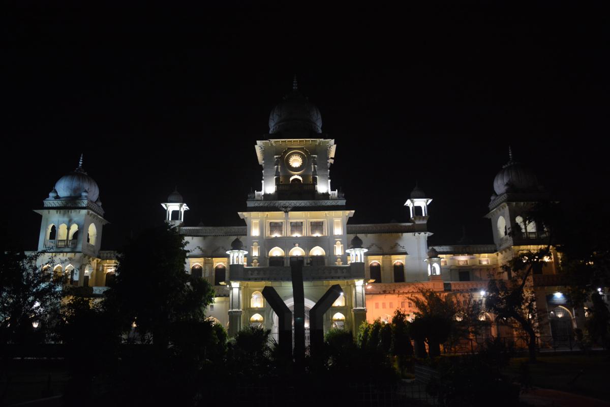 University of Lucknow Night View