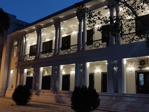 Tagore Library at Night