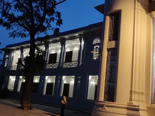 Tagore Library at Night