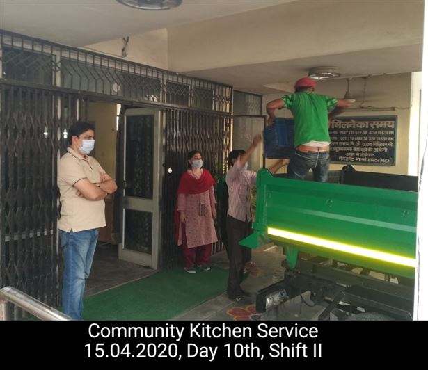 Manage Photo Layout for Community Kitchen at Nivedita Hostel and distribution of food packets through district administration During pandemic of Corona Covid 19 Gallery