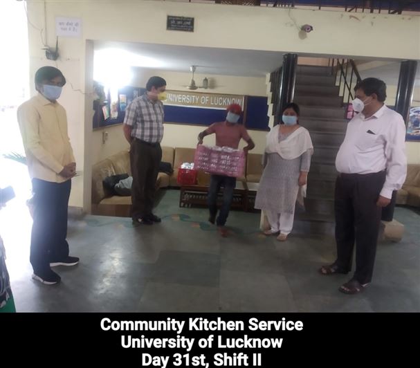 Manage Photo Layout for Community Kitchen at Nivedita Hostel and distribution of food packets through district administration During pandemic of Corona Covid 19 Gallery