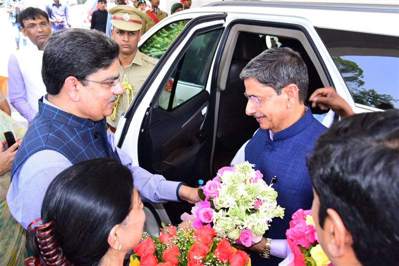 Glimpses of &quot;Prof. V.S. Ram Memorial Lecture&quot;. Organized by the Department of Political Science, University of Lucknow on 20th May, 2023. The Chief guest was His Excellency Mr. R.N. Ravi, Hon&apos;ble Governor, Tamil Nadu. Prof. Alok Kumar Rai, Hon&apos;ble Vice Ch